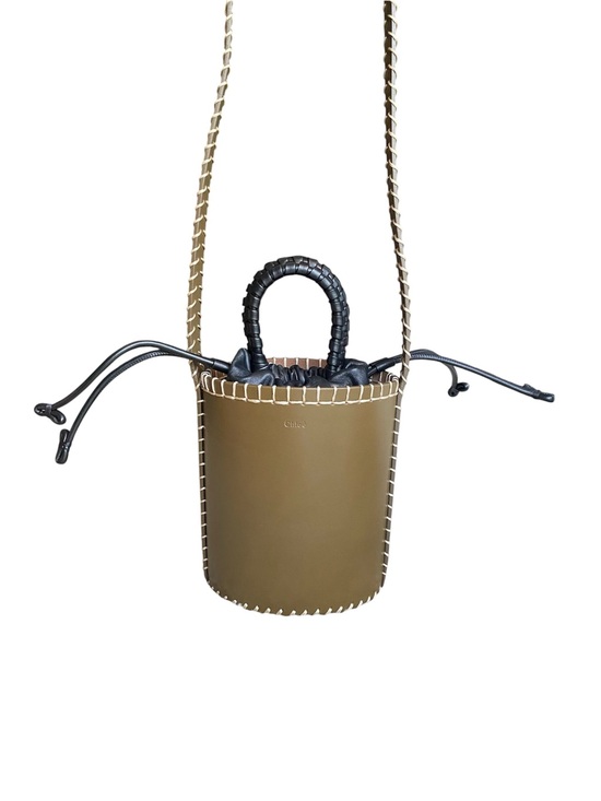 Chloe Handbags - Chloe Mini Luella Bucket Crossbody Bag in Bi-Color Leather